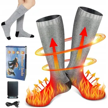 Pánské oblečení 5000 mAH VYHŘÍVANÉ PONOŽKY ELEKTRICKÉ ZIMNÍ OHŘÍVAČE