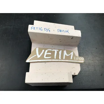 Příslušenství ke kotli Vetim KOVARSON TIGER šamotová tvarovka U26 PRAVÁ