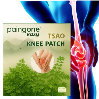 Náplast Přírodní bylinná náplast na bolest kolena – hřejivá úleva, 10 ks