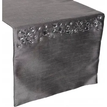 ubrus Stříbrný běhoun na stůl 180 x 33 cm