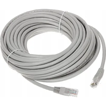 Síťový kabel Patchcord Lamex U/UTP 6 RJ45 / RJ45 15 m šedý