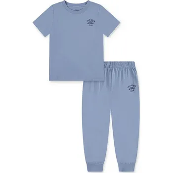 Pánské pyžamo Dětské bavlněné pyžamo Polo Ralph Lauren 9P0249 modrá 50X, vel. 128-137