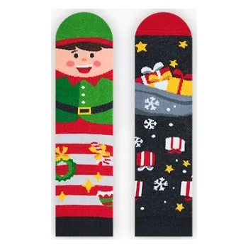 Vánoční dětské ponožky s elfem Elfis, velikost 23-26