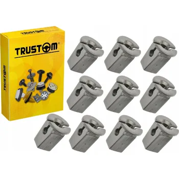 Nárazník 10x SPONKA ZÁSUVKA UPEVŇOVACÍ KOSTKA PODBĚH NÁRAZNÍK PRO AUDI Seat Škoda VW