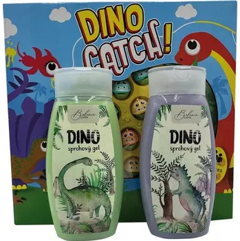 Sprchový gel Sada pro děti Dino - 2x dino sprchový gel a dětská hra