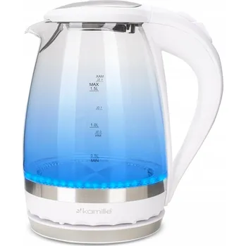 Rychlovarná konvice Elektrická konvice Kamille 1701A 2200 W 1,5 l bezbarvá