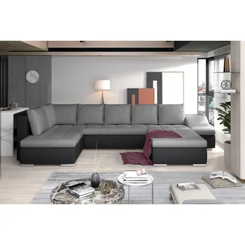 Sedací souprava Giovanni sedací souprava do tvaru U s funkcí spaní Varianta: Giovanni Sawana 05, Soft 11Pravá