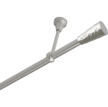 Garnýž Garnýž kovová jednořadá 19mm Sevilla satina 410 cm (do stropu / na tunýlek - bez kroužků)