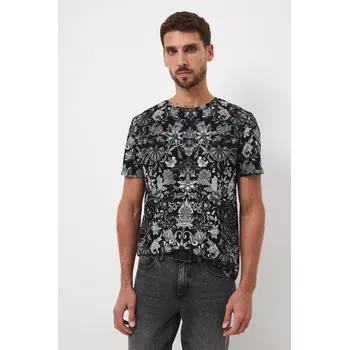 Pánské tričko Bavlněné tričko Medicine pánské, černá barva RW25-TSMA02 99A, vel. L