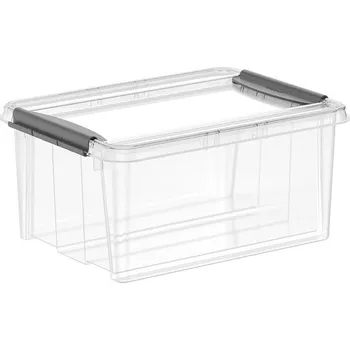 Úložný box Siguro Pro Box 14 l, 30 × 19,5 × 40 cm, Clear