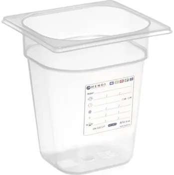 Hendi Nádoba z polypropylenu GN 1/6 H 150 mm - 880463