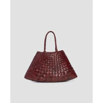 Kabelka Hnědá Ručně Vyplétaná Taška Dragon Diffusion Santa Croce Small 8893-bru