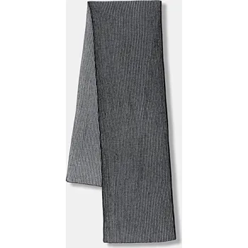 Šála Šátek z vlněné směsi Sisley dámský, šedá barva, 122HLU00Y 90X, vel. ONE SIZE