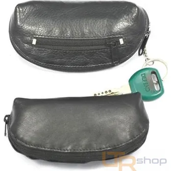 Módní doplněk 0367 kožená klíčenka Arwel - Modrá