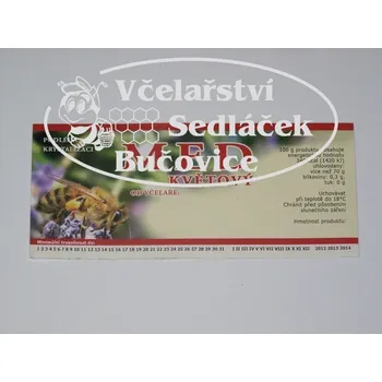 Etiketa MED- květový