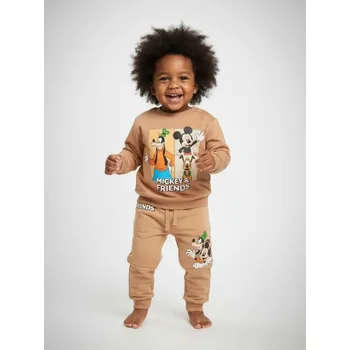 Chlapecké spodní prádlo Sinsay - Sada 2 tepláků Mickey Mouse - hnědá - 681EM-88X - 681EM-88X-80