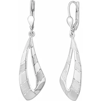 Náušnice Zlaté visací náušnice Shippy z bílého zlata FNN31092EGW