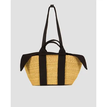 Košík na láhev Košík Muun George Georcotnblblt-natural-black