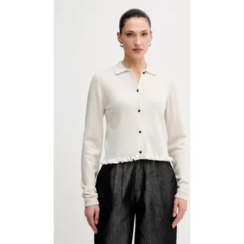 Dámský svetr Vlněný kardigan Rotate dámský, šedá barva, 1154641472 09X, vel. S