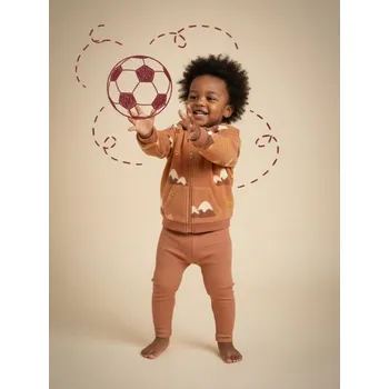 Chlapecká mikina Sinsay - Mikina s kapucí - hnědá - 012FX-84X - 012FX-84X-74