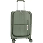 Enrico Benetti Kabinový kufr s vyklápěcí kapsou Tokyo 35x20x55 cm - 35 L - olivový