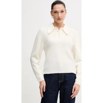 Pánský svetr Vlněný svetr Gestuz 10910589 béžová 01X, vel. M