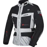Dámská bunda na motocykl RSA Dakar 2 černo-šedo-červená 2XL