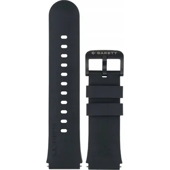 Chytré hodinky Garett černý silikonový řemínek 20 mm pro chytré hodinky Kids Rel 4G
