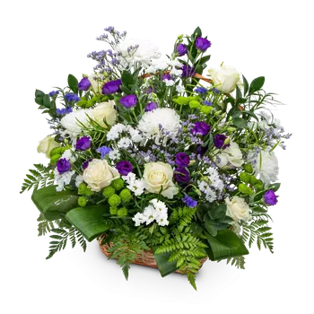 Smuteční dekorace Smuteční květinový koš Gaston Střední - Belles Fleurs