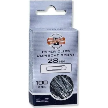 Set školních potřeb Koh-i-noor dopisové spony 28 mm,100ks