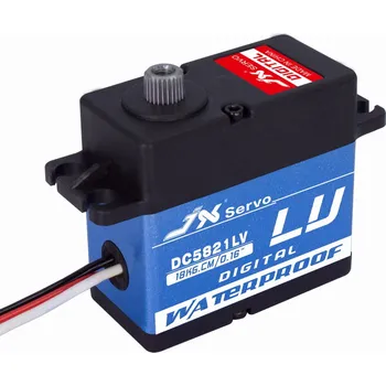 RC vybavení JX Servo Digitální vodotěsné servo DC5821LV 58g/0,16s/22kg JX Servo-náhrada za Traxxas 2075