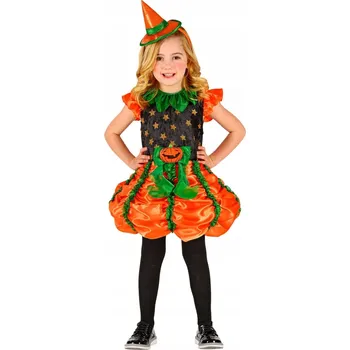 Karnevalový kostým Kostým Čarodějnice Dýně Kostým Čarodějnice Dýně na Halloween Velikost 116