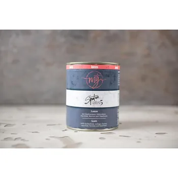 Krmivo pro psa Paul & Paulina Konzerva pro psy my Signature menu - jehněčí s pohankou, tvarohem a ořechy 410g