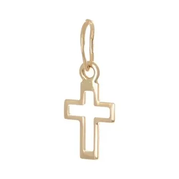 Přívěsek Přívěšek ze žlutého zlata křížek ZZ1096F