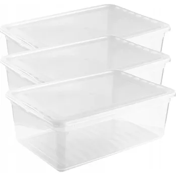 Úložný box Sada krabic s víkem Keeper B00K8OOYXW 3 ks