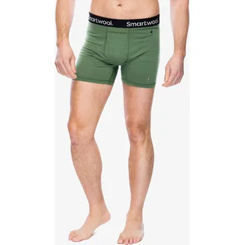 Pánské spodní prádlo Termoaktivní boxerky Smartwool Merino Boxer Brief Boxed - kapradinově zelená S