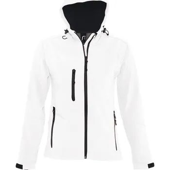 Dámská softshellová bunda SOĽS Replay Women Dámská softshellová bunda SL46802 Bílá M