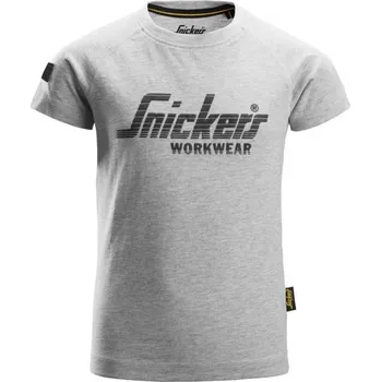 Pánské tričko Tričko Snickers Workwear dětské šedé - Šedá / 116 / L / šedá