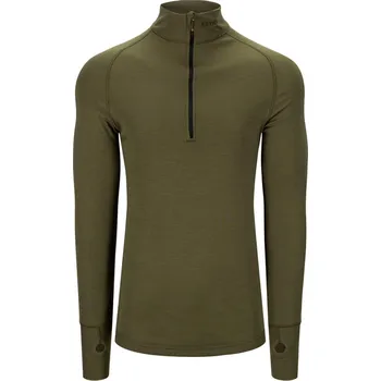 Pánský rolák Brynje of Norway Arctic Tactical Zip-polo 3/4 neck Velikost: XL / Barva: olive