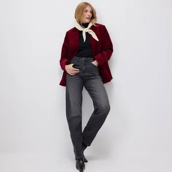 Dámské džíny Reserved - Džíny straight leg - šedá - 750FZ-90J - 750FZ-90J-36