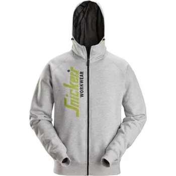 Pánská mikina Mikina na zip Snickers Workwear šedá - Šedá / XXXL / 3XL / šedá