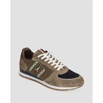 Pánská obuv Zelené Pánské Kožené Boty Aeronautica Militare 241sc267pl237-7273