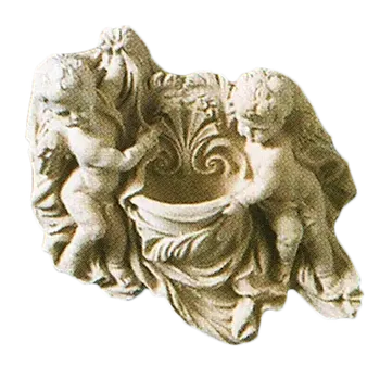 Zahradní dekorace Socha křtitelnice z umělého pískovce