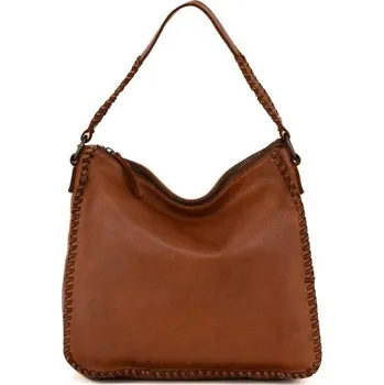 Kabelka Gianni Conti dámská kožená kabelka hnědá 4404673 TAN