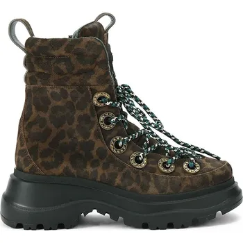 Dámské kozačky Semišové boty Kurt Geiger London Kensington Hiker 4991835289 hnědá 89X, EUR 40