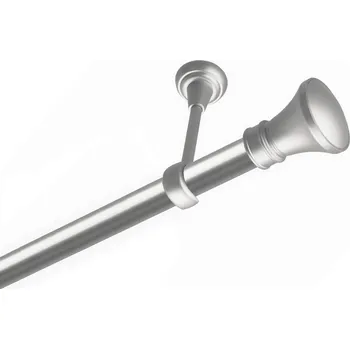 Garnýž Garnýž kovová jednořadá 25mm Koloseo satina 150 cm (do stropu / na tunýlek - bez kroužků)