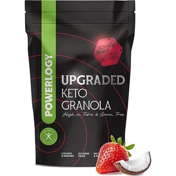 Powerlogy Upgraded Keto Granola Strawberry 350 g