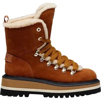 Dámská zimní obuv Semišové sněhule Bogner SAAS FEE 1 B oranžová barva, 22544163 28X, EUR 41