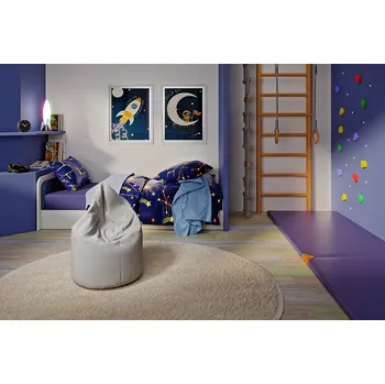 Taburet Puf Robo jednoduchý a měkký sedací doplněk Varianta: Robo Poco 3