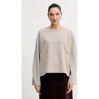 Dámský svetr Svetr s příměsí vlny Marc O'Polo béžová barva, 510609860487 80X, vel. XS